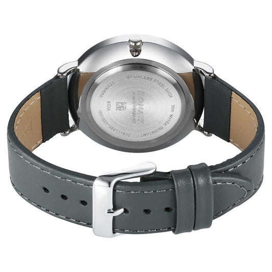 Sonata Grey Dial Leather Strap Analog Watch for Men
