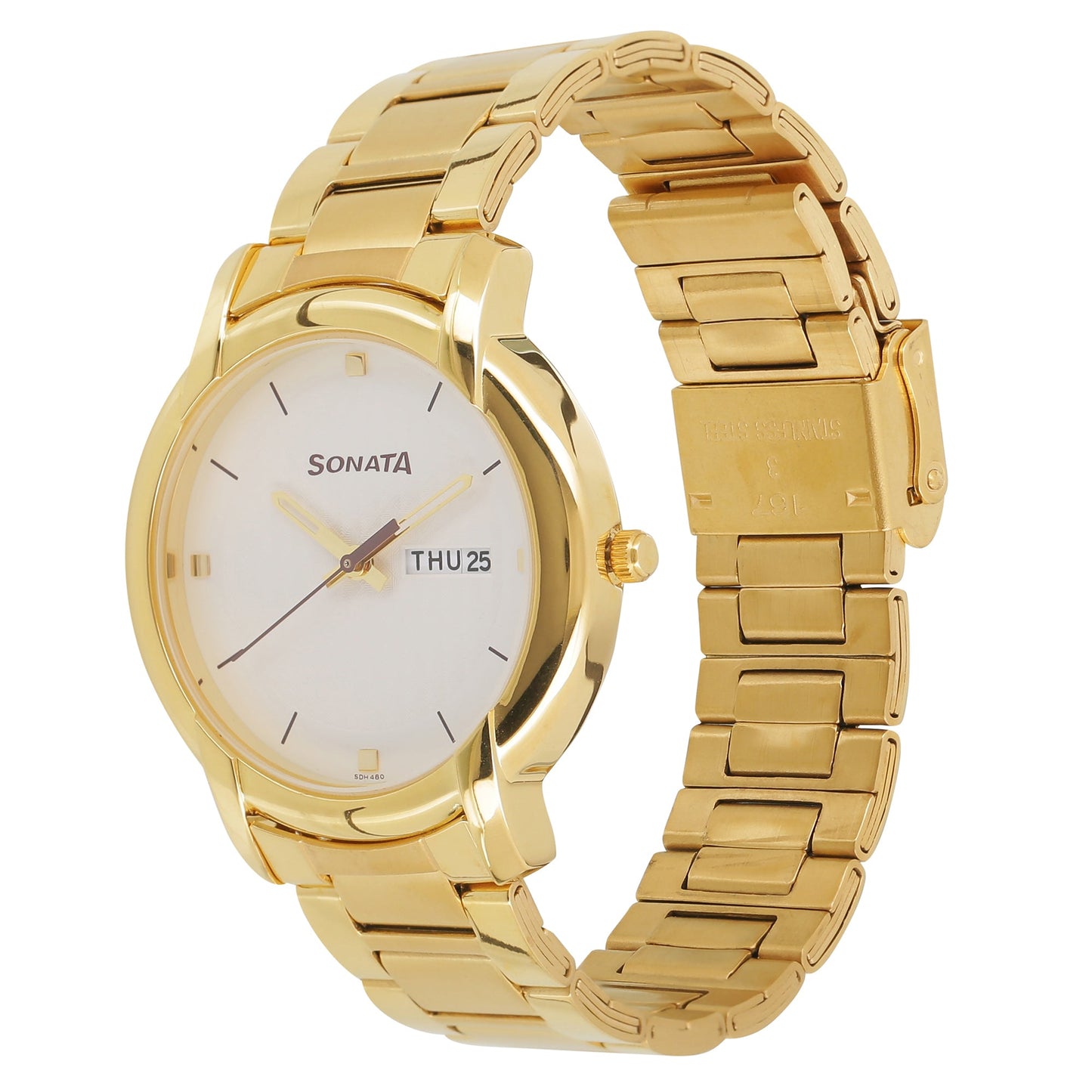 Sota Utsav - White Dial Alog Watch For Men