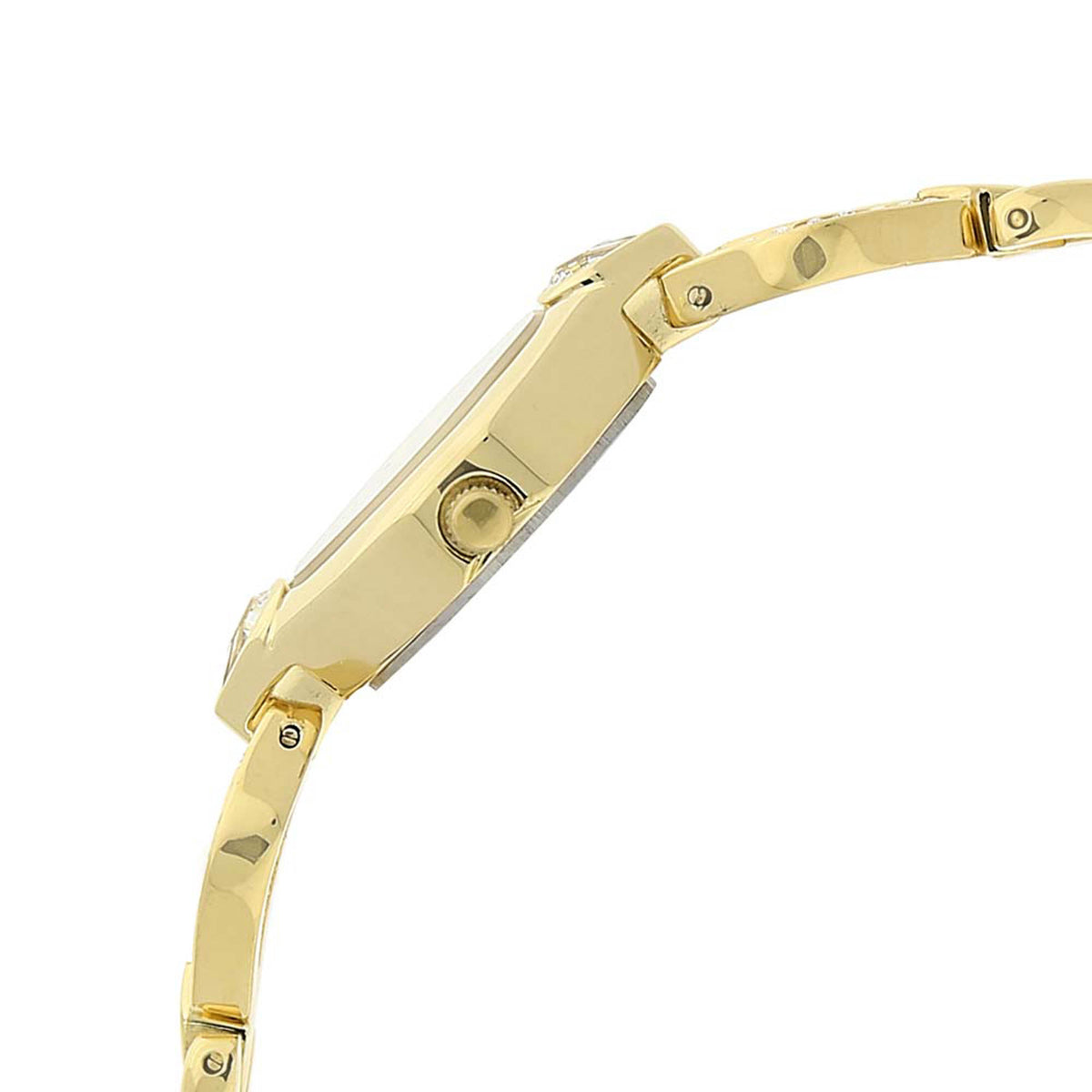 Sonata Champagne Oval Dial Gold Metal Strap Analog Watch for Women