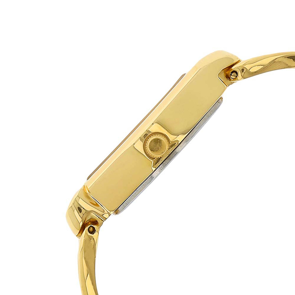 Sonata Champagne Oval Dial Gold Metal Strap Analog Watch for Women