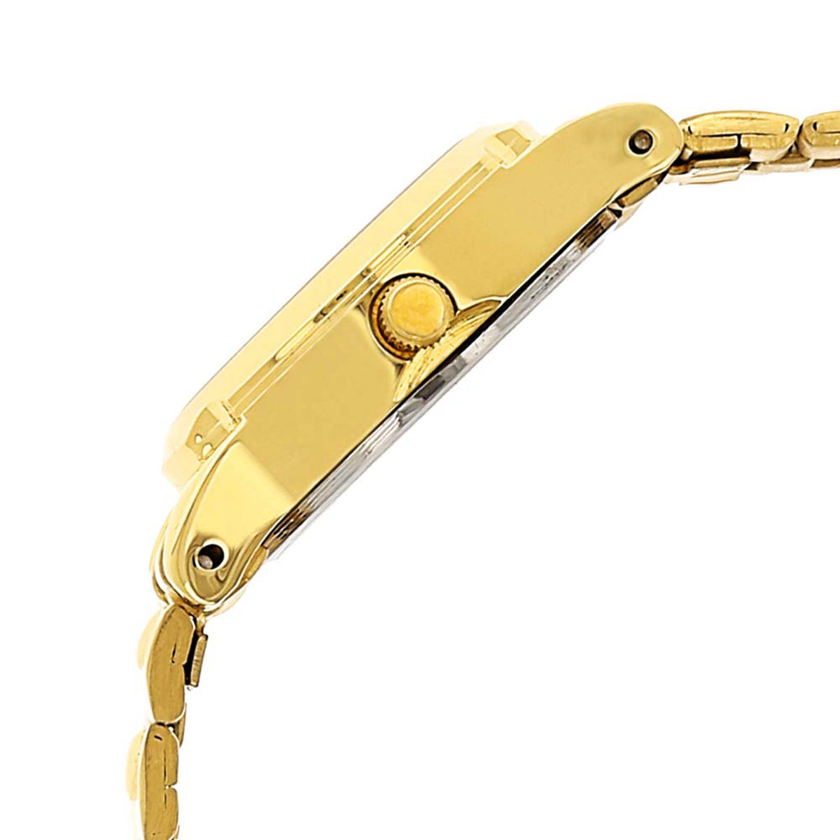 Sonata Champagne Dial Gold Stainless Steel Strap Analog Watch for Women