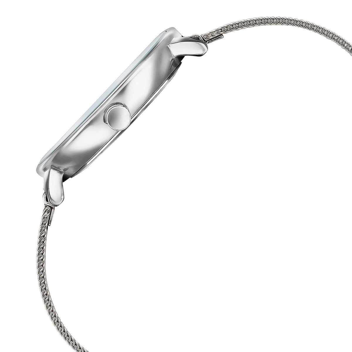 Sonata Grey Dial Silver Stainless Steel Strap Analog Watch for Women