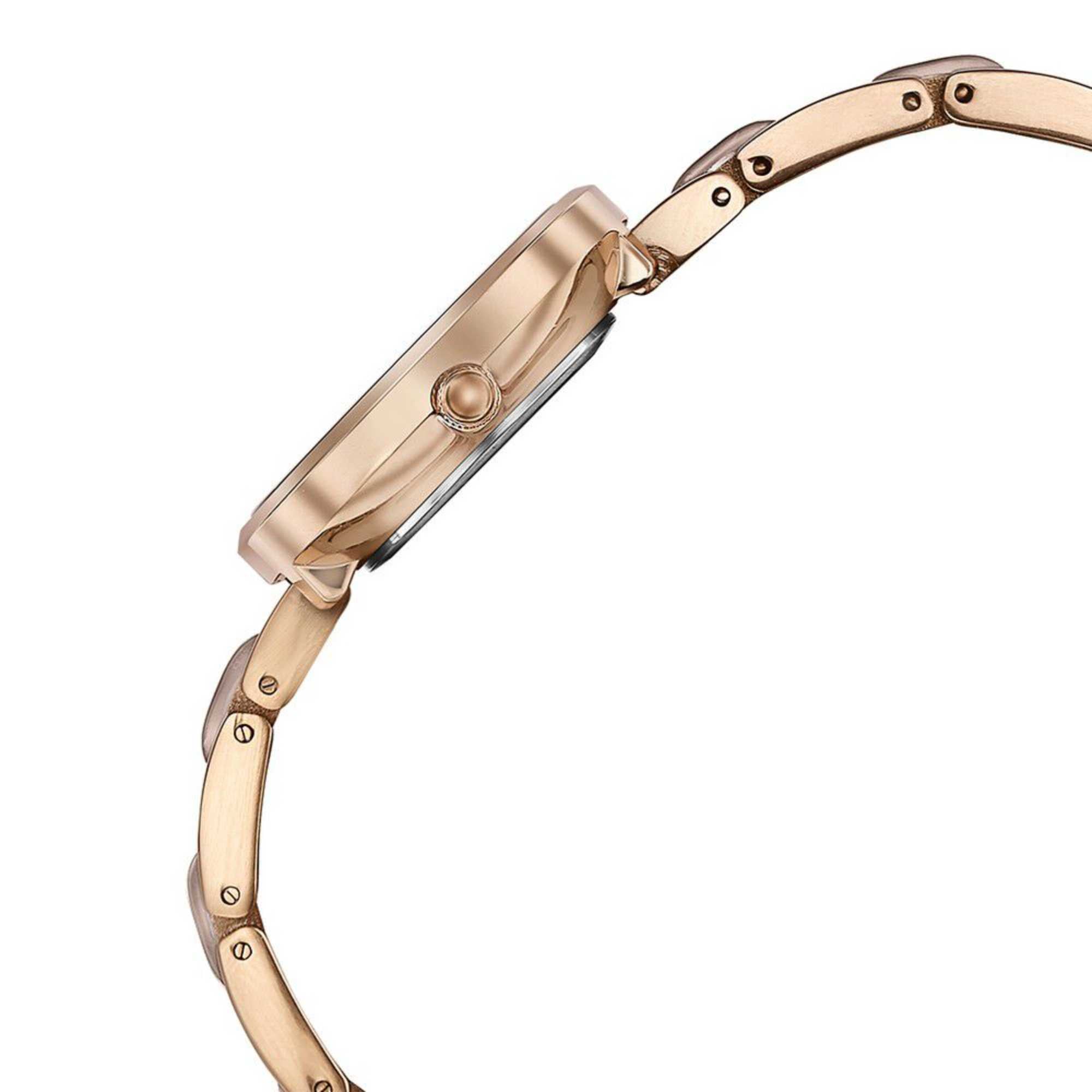 Sota Quartz Alog Mother of Pearl Dial Two Toned Stainless Steel Strap Watch For Women (87064KD02)