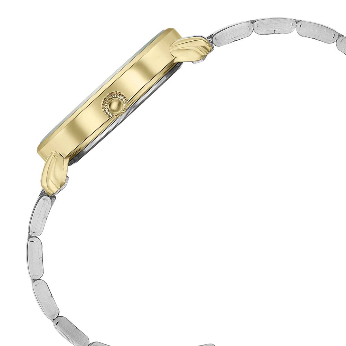 Sonata Off White Dial Two Toned Stainless Steel Strap Analog Watch for Women