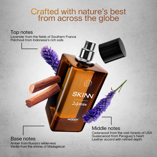 Skinn 24Seven Woody 100 ml Eau De Parfum 