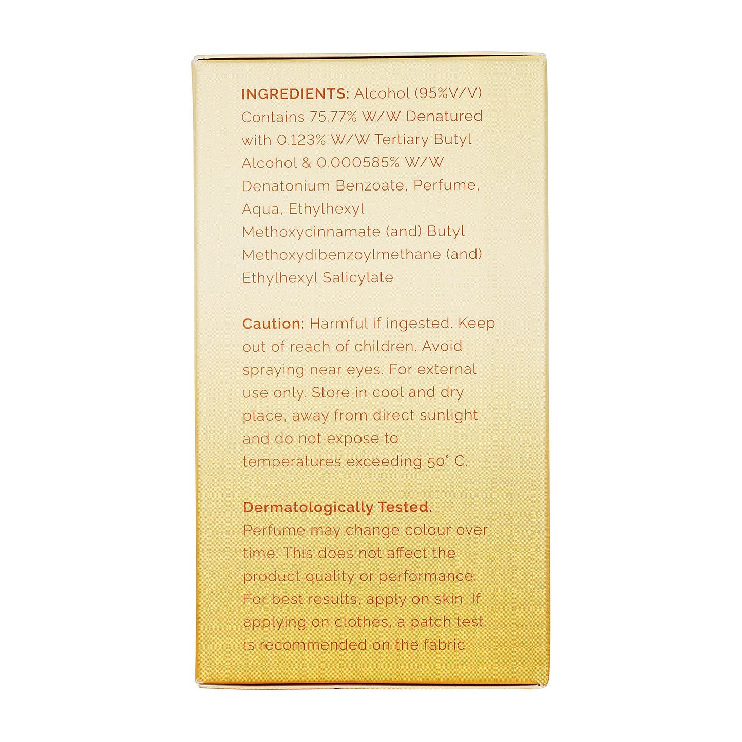 Skinn 24Seven Caramel 100 ml Eau De Parfum 