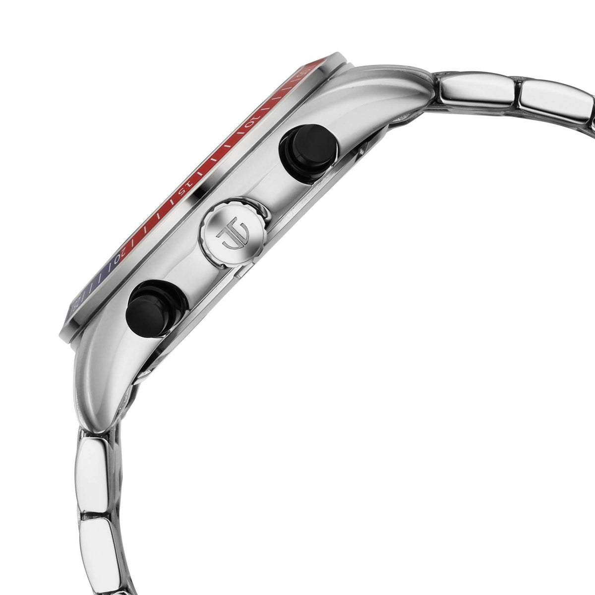 Titan Octane Silver Dial Stainless Steel Strap Chronograph Watch for Men