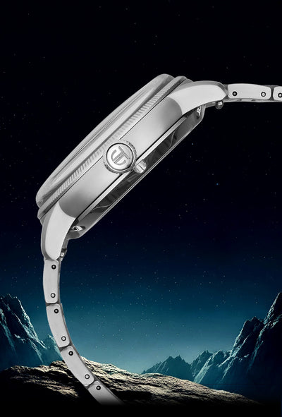Titan Stellar Meteorite Open-Heart Dial Automatic Watch