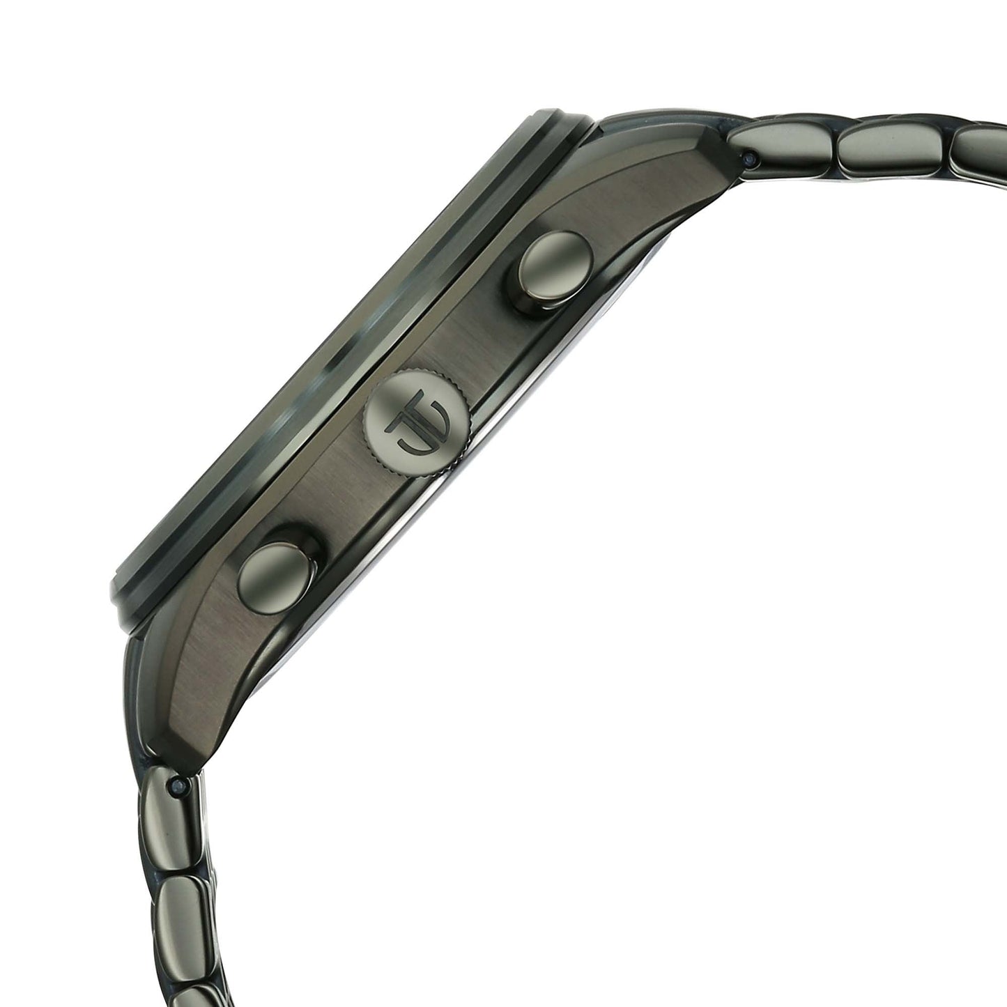 Titan Olive Dial Stainless Steel Strap Analog with Hour and Minute Quartz Watch for Men
