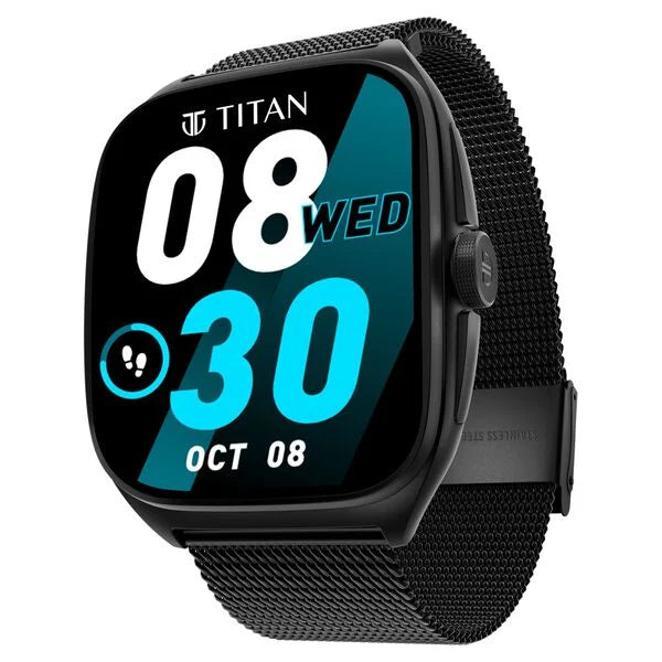 Titan Evolution 4.6 cm Curved AMOLED Display, 390x450 Resolution, Cutting Edge Design Aluminium Case 90204AM01