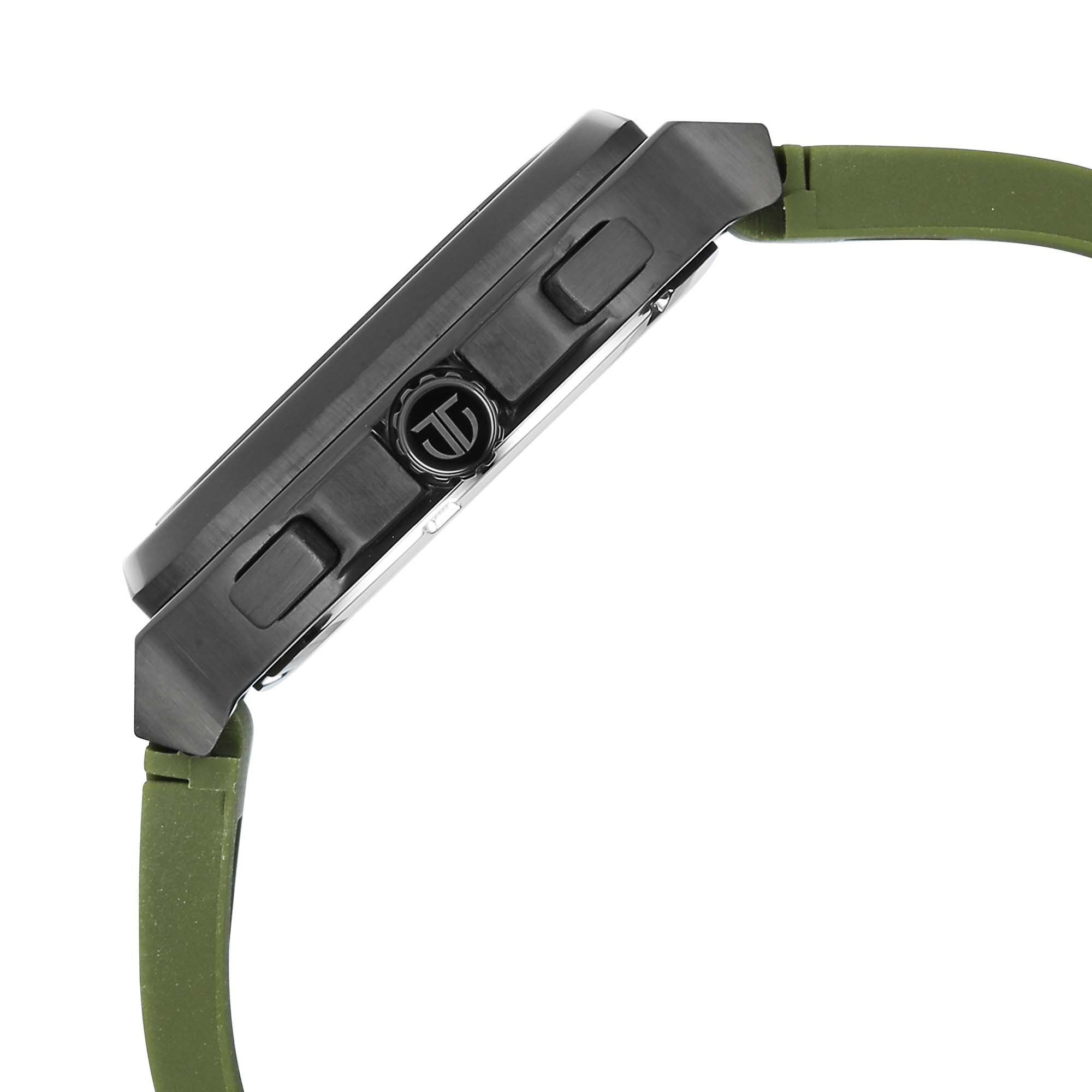 Titan Octane Green Dial Silicone Strap Multifunction Analog Watch for Men