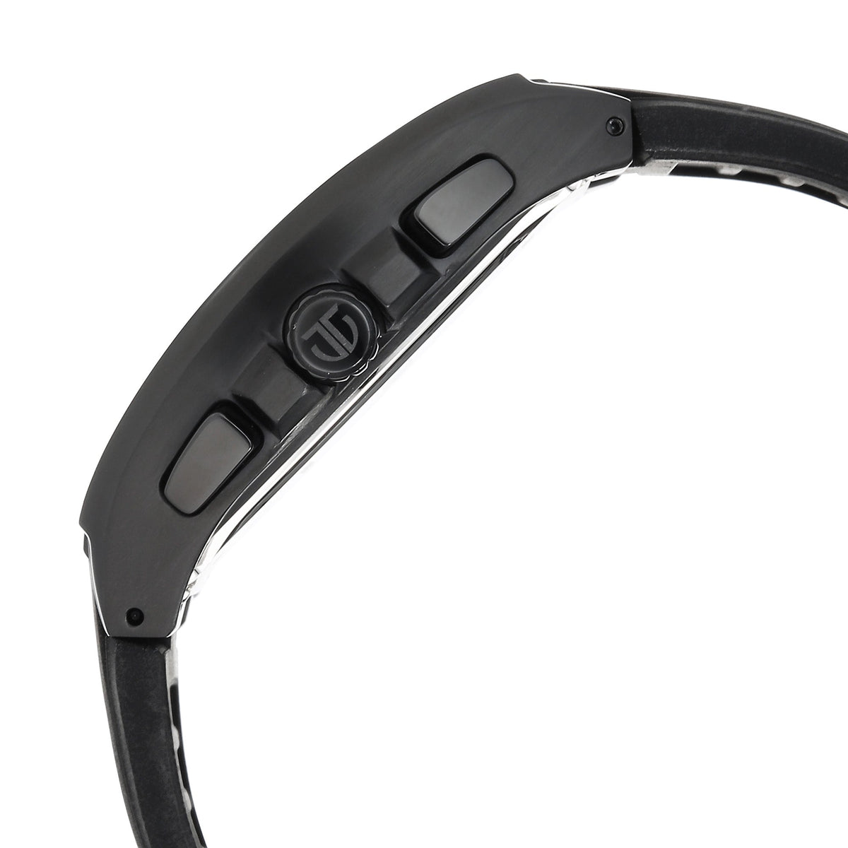 Titan Sport Black Dial Silicone Strap Multifunction Watch For Men