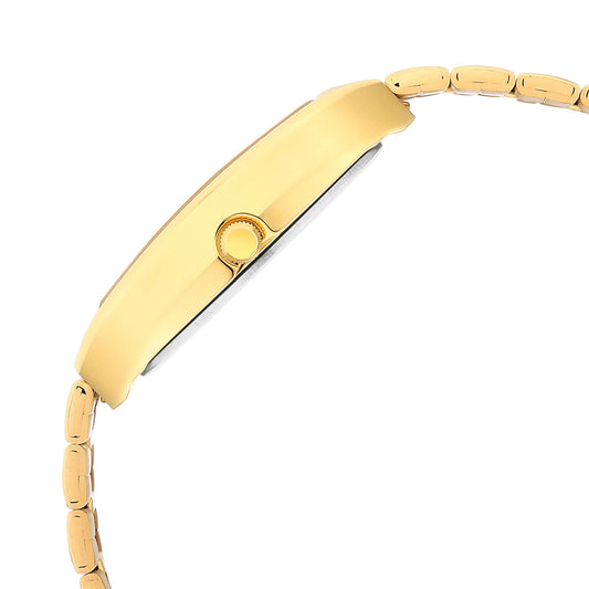 Titan Karishma Champagne Special Dial Golden Metal Strap Analog with Date Watch for Men