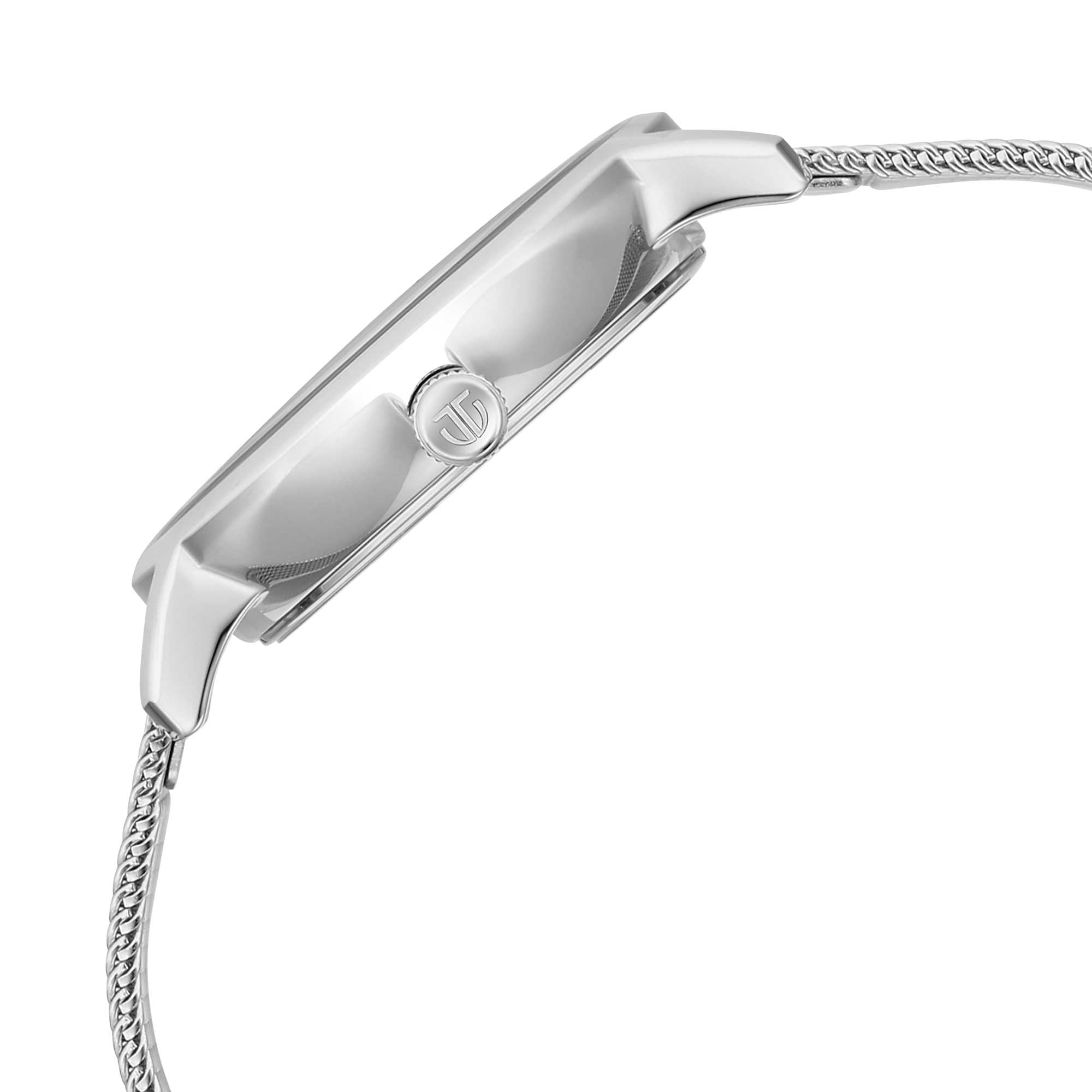 Titan Workwear Slimline Mother Of Pearl Dial Stainless Steel Strap Watch for Women