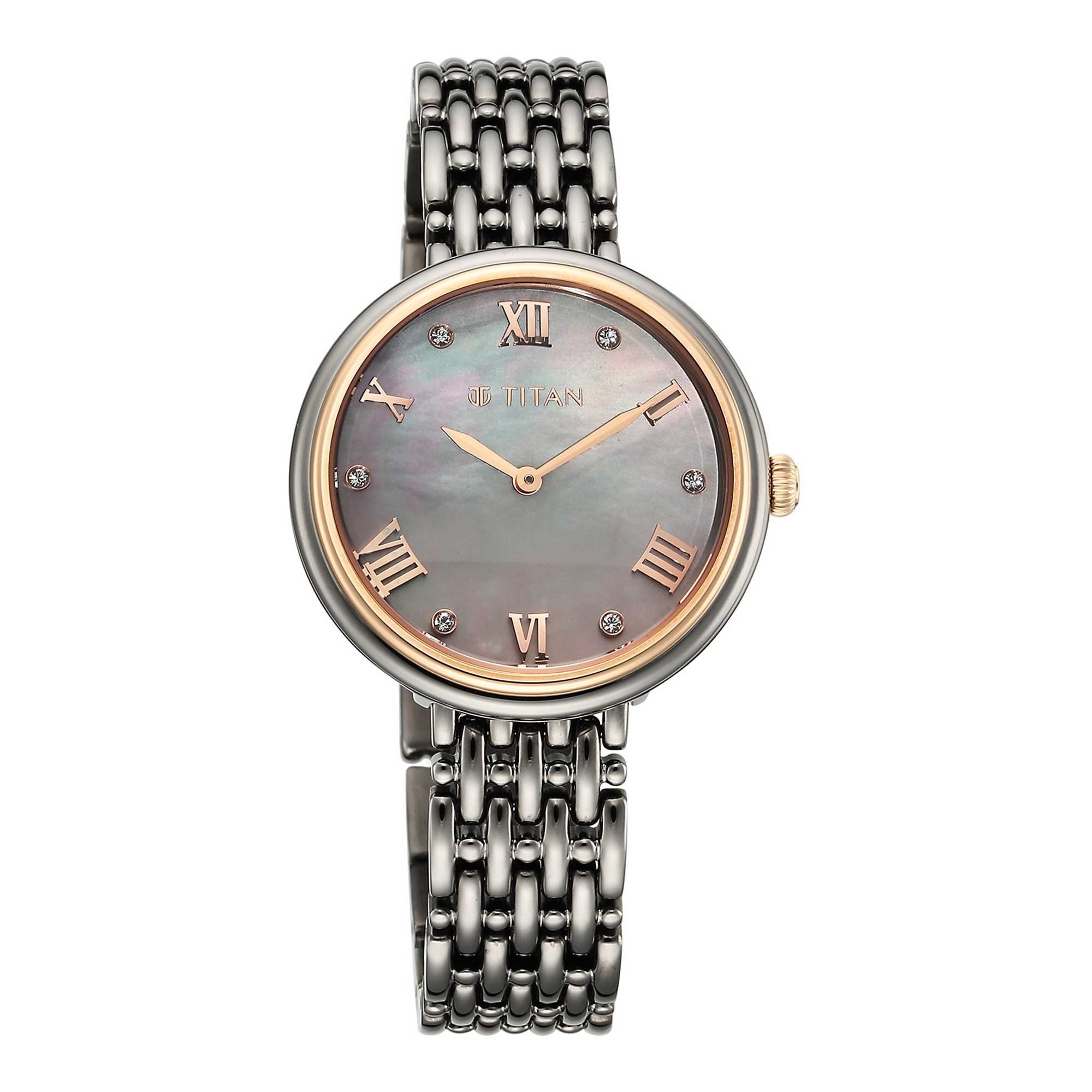 Titan Purple Mainline Ph2 Strap Material Stainless Steel Dial Colour Titanium MOP 95243KM01