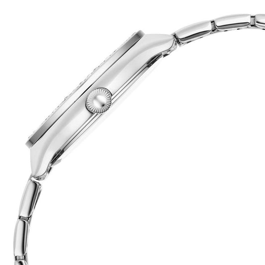 Titan Glamour Quartz Analog with Date Mother Of Pearl Dial Stainless Steel Strap Watch For Women