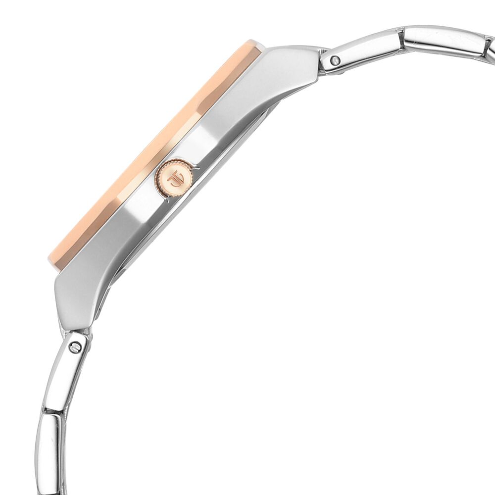 Titan Workday Wonders Quartz Analog with Date Pink Mother Of Pearl Dial Stainless Steel Strap Watch For Women