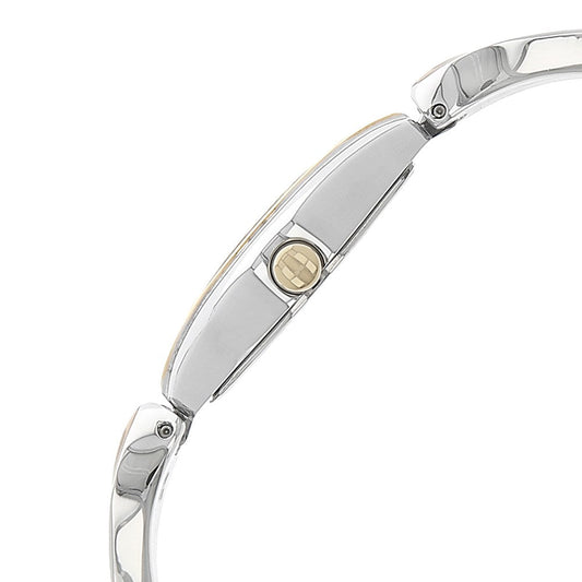 Titan Quartz Analog White Dial Stainless Steel Strap Watch for Women