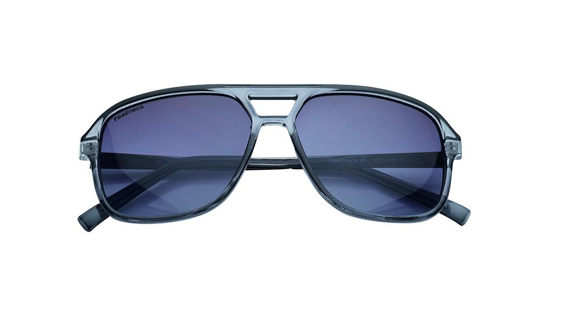 Blue Navigator Rimmed Sunglasses