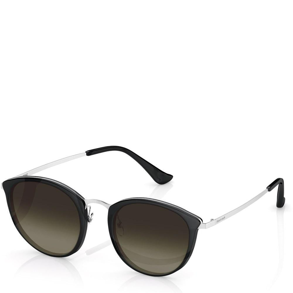 Black Oval Women Sunglasses (C084BK1F|58)