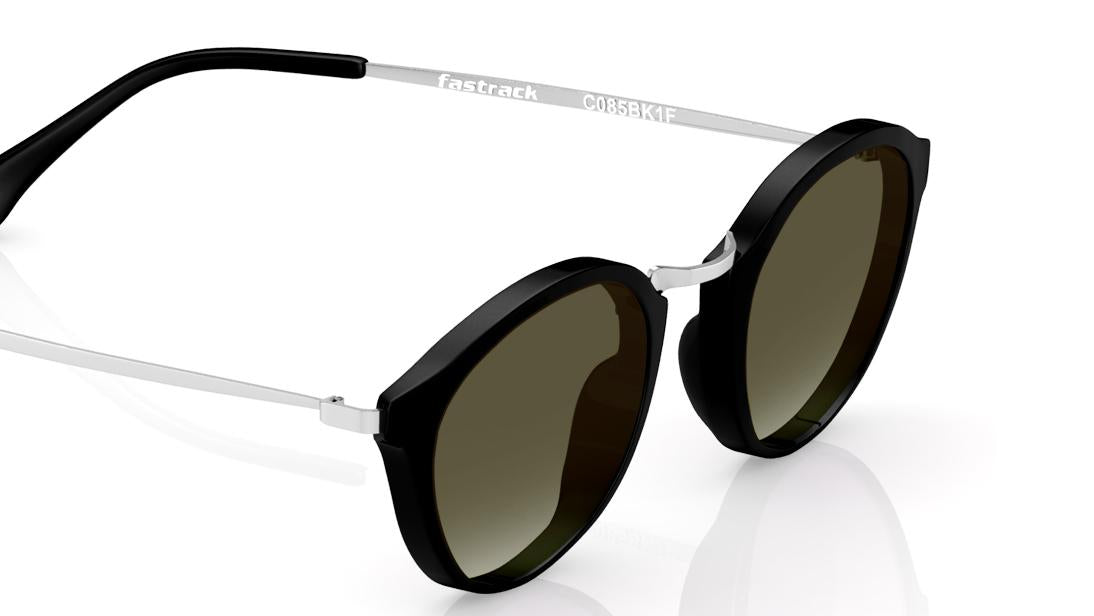 Black Aviator Women Sunglasses (C085BK1F|54)