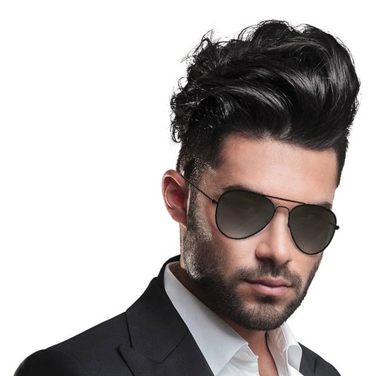 Black Aviator Men Sunglasses