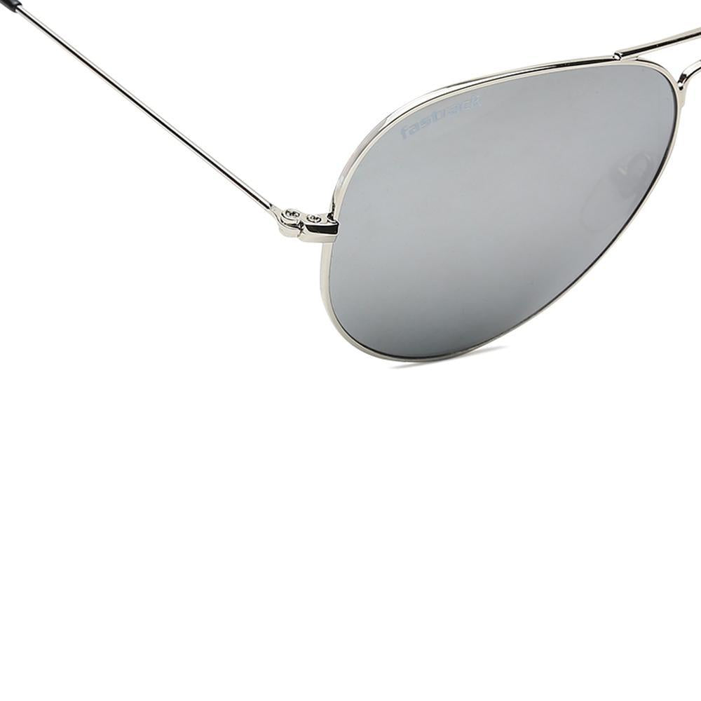 Silver Aviator Men Sunglasses (M165BK22G|57)