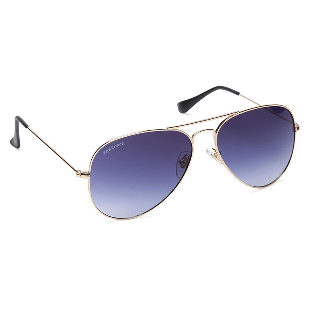 Gold Aviator Men Sunglasses (M165BR12|57)