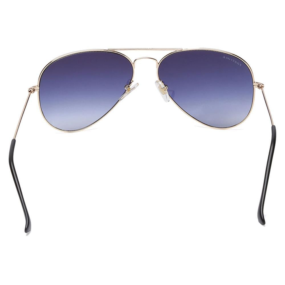 Gold Aviator Men Sunglasses (M165BR12|57)