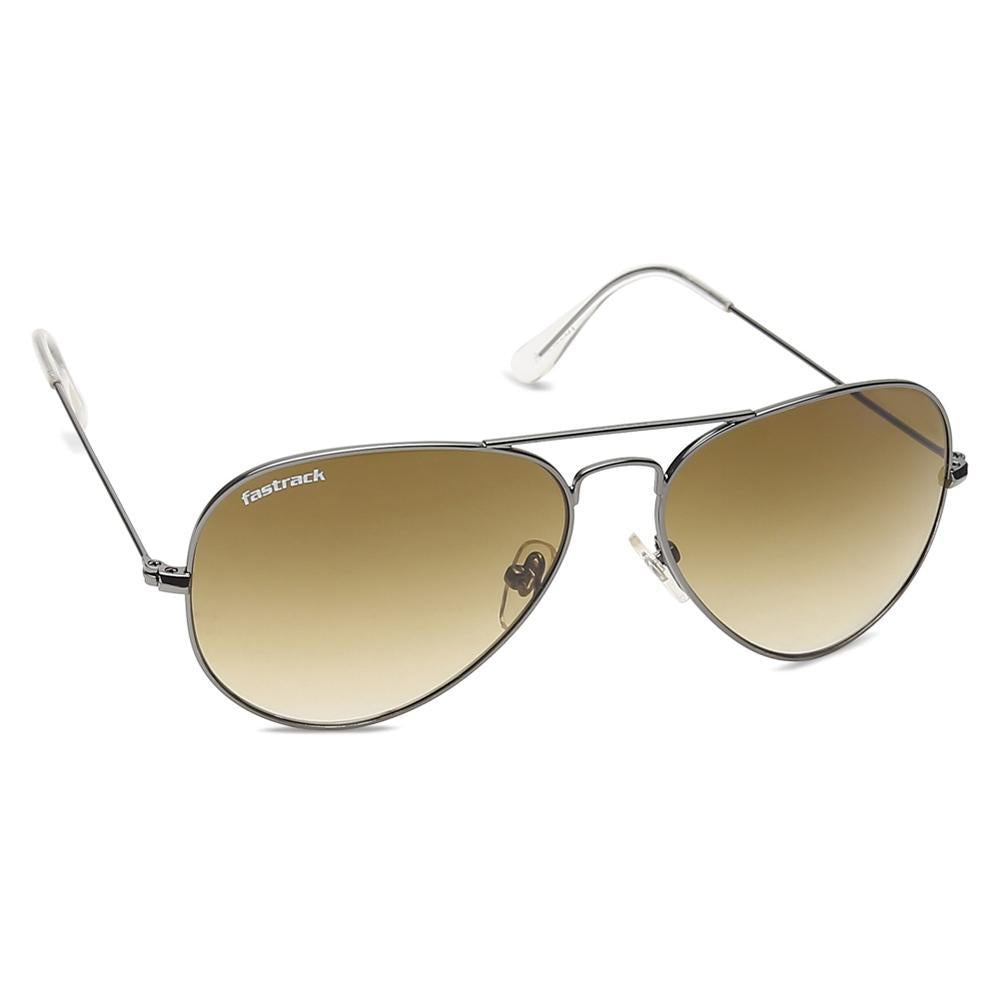 Gun metal Aviator Men Sunglasses (M165BR18G|57)