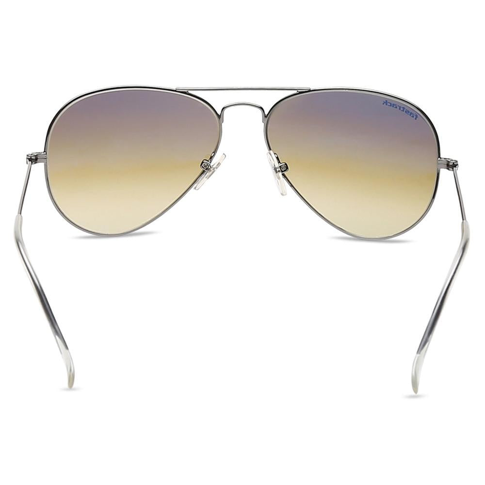 Gun metal Aviator Men Sunglasses (M165BR18G|57)