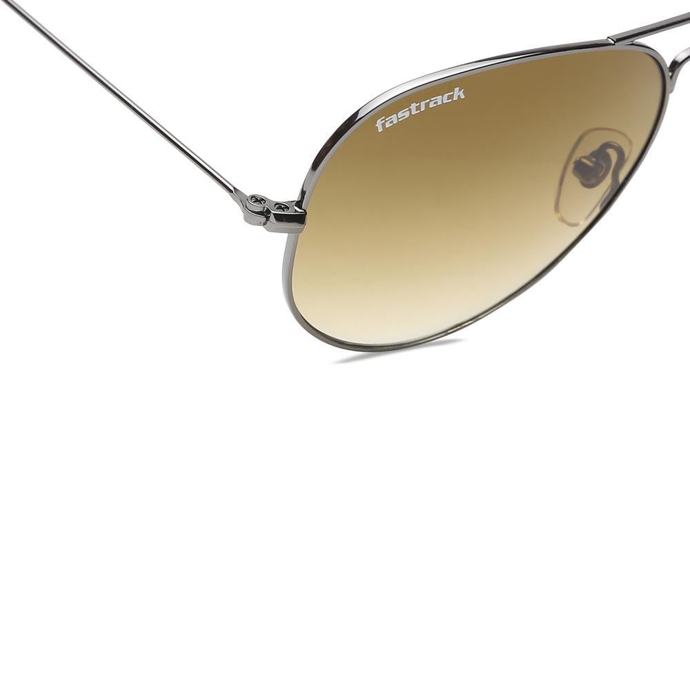 Gun metal Aviator Men Sunglasses (M165BR18G|57)