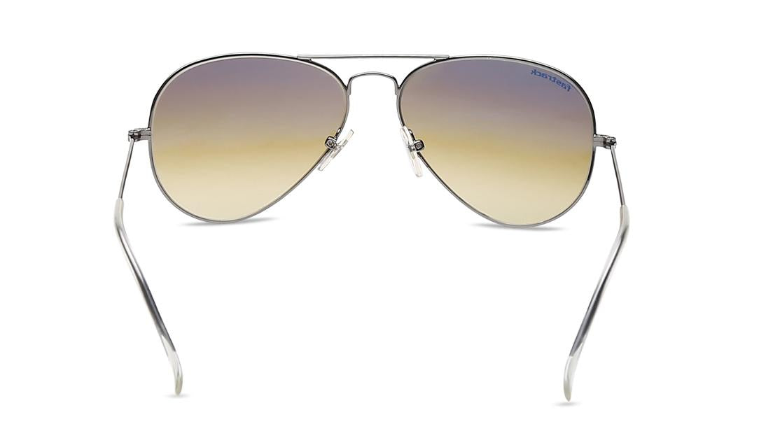 Gun metal Aviator Men Sunglasses (M165BR18G|57)