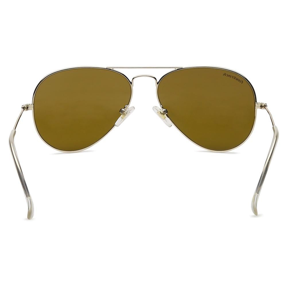 Gold Aviator Men Sunglasses (M165BR23G|57)