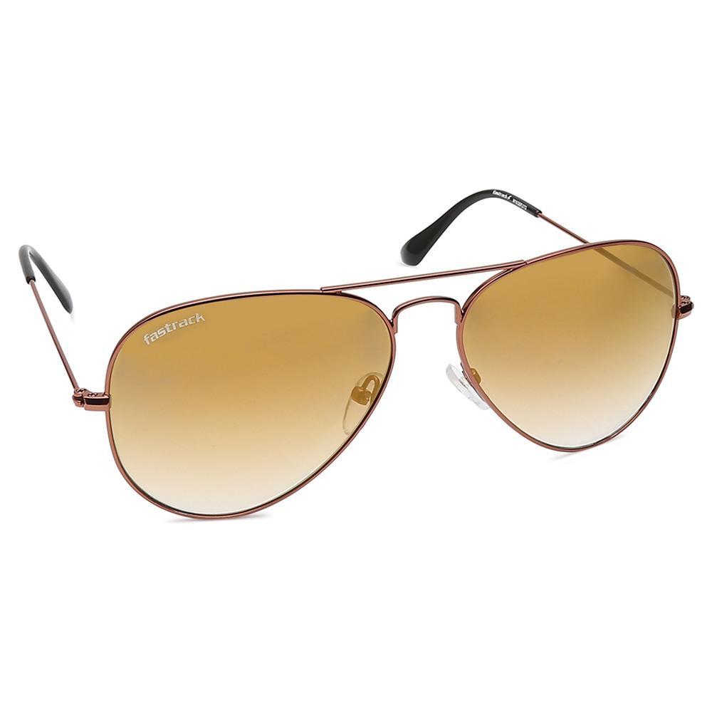 Gold Aviator Men Sunglasses (M165BR37G|58)