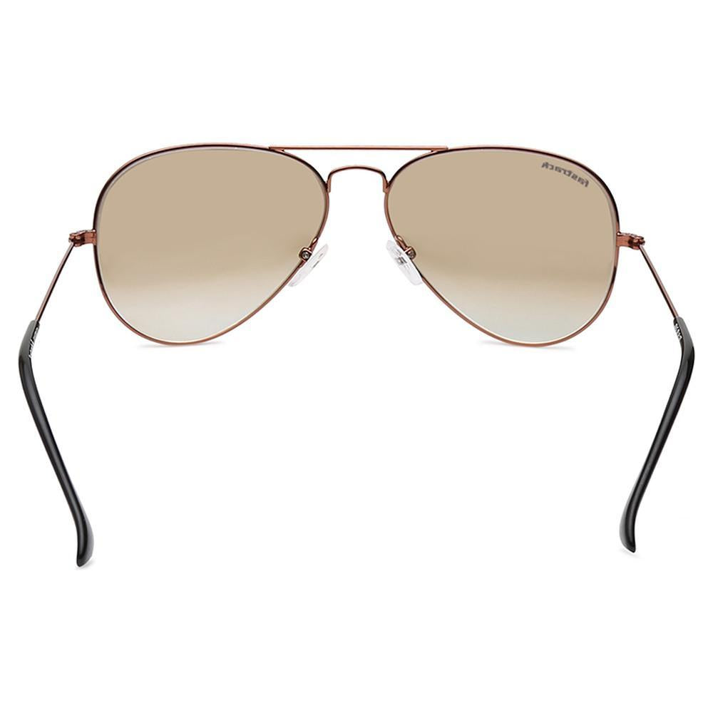 Gold Aviator Men Sunglasses (M165BR37G|58)