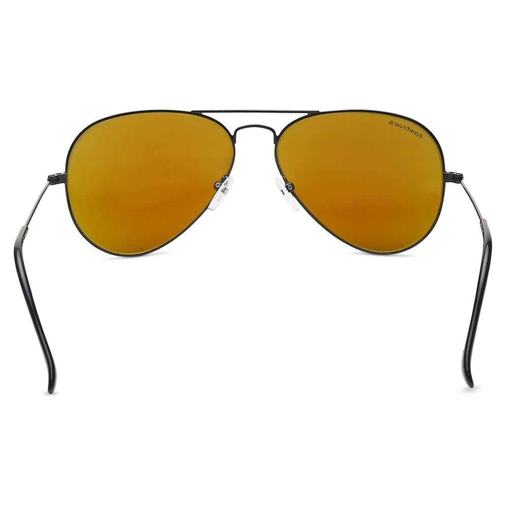 Black Aviator Men Sunglasses (M165BU24G|57)