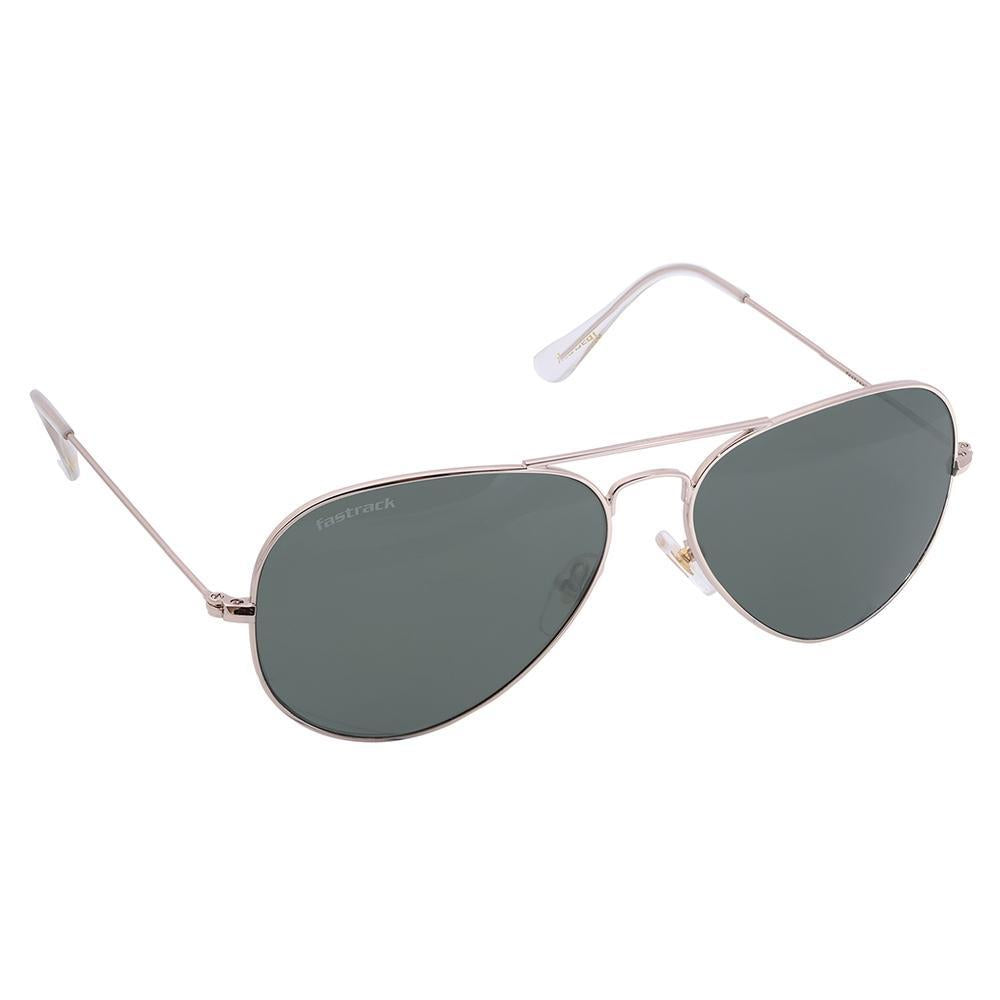 Gold Aviator Men Sunglasses (M165GR17G|57)