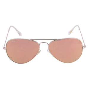 Gold Aviator Men Sunglasses (M165GR21G|57)