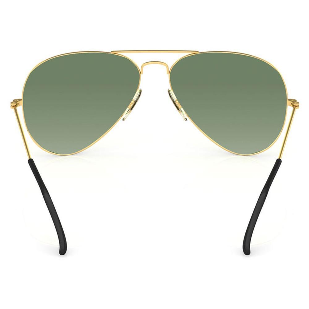 Gold Aviator Men Sunglasses (M165GR8P|57)