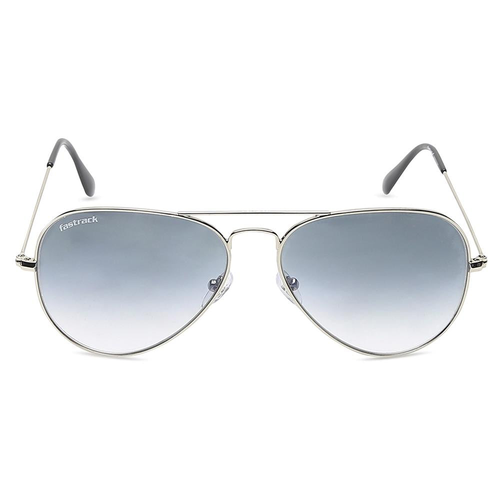 Silver Aviator Men Sunglasses (M165GY20G|57)