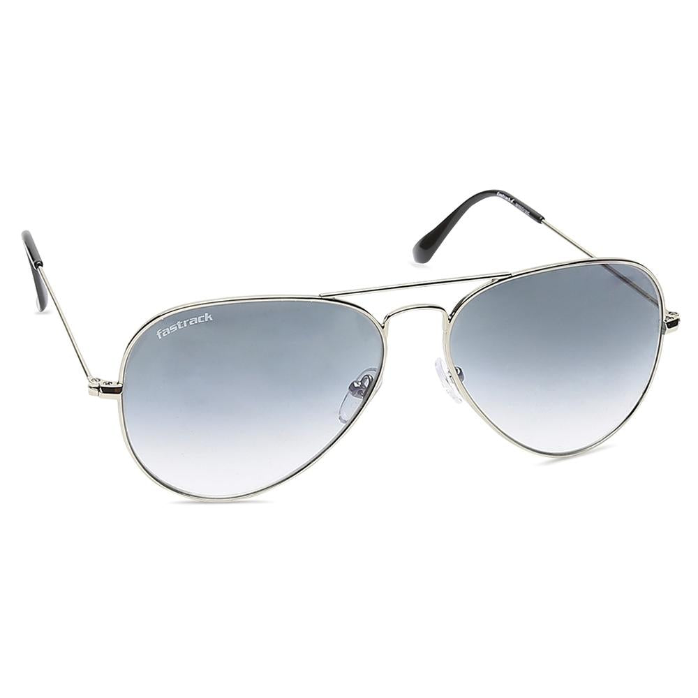 Silver Aviator Men Sunglasses (M165GY20G|57)