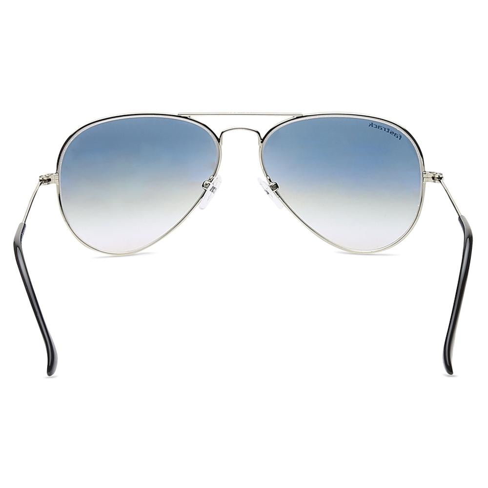 Silver Aviator Men Sunglasses (M165GY20G|57)