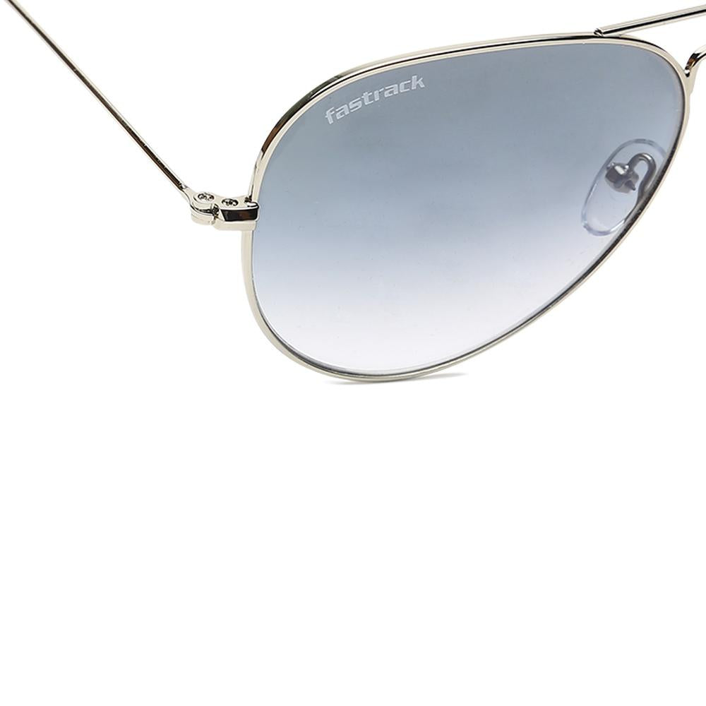 Silver Aviator Men Sunglasses (M165GY20G|57)