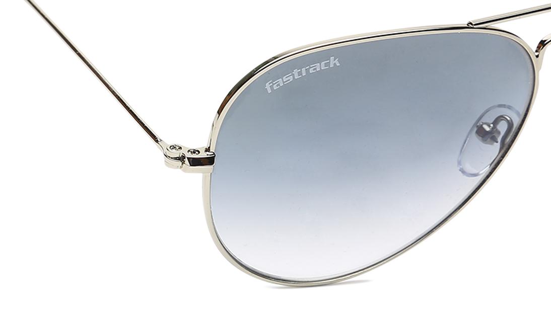 Silver Aviator Men Sunglasses (M165GY20G|57)