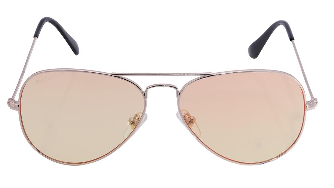 Gold Aviator Men Sunglasses (M165YL26|58)