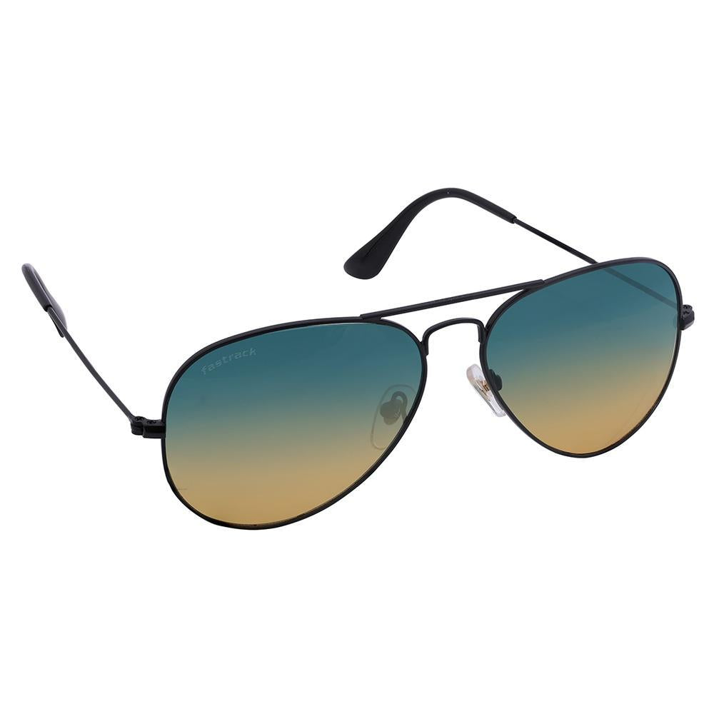 Black Aviator Men Sunglasses (M165YL27|58)