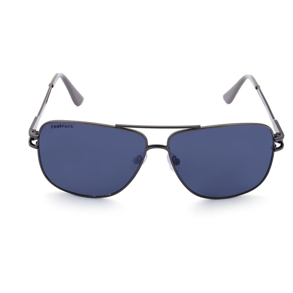 Gun metal Square Men Sunglasses (M197SL5|58)