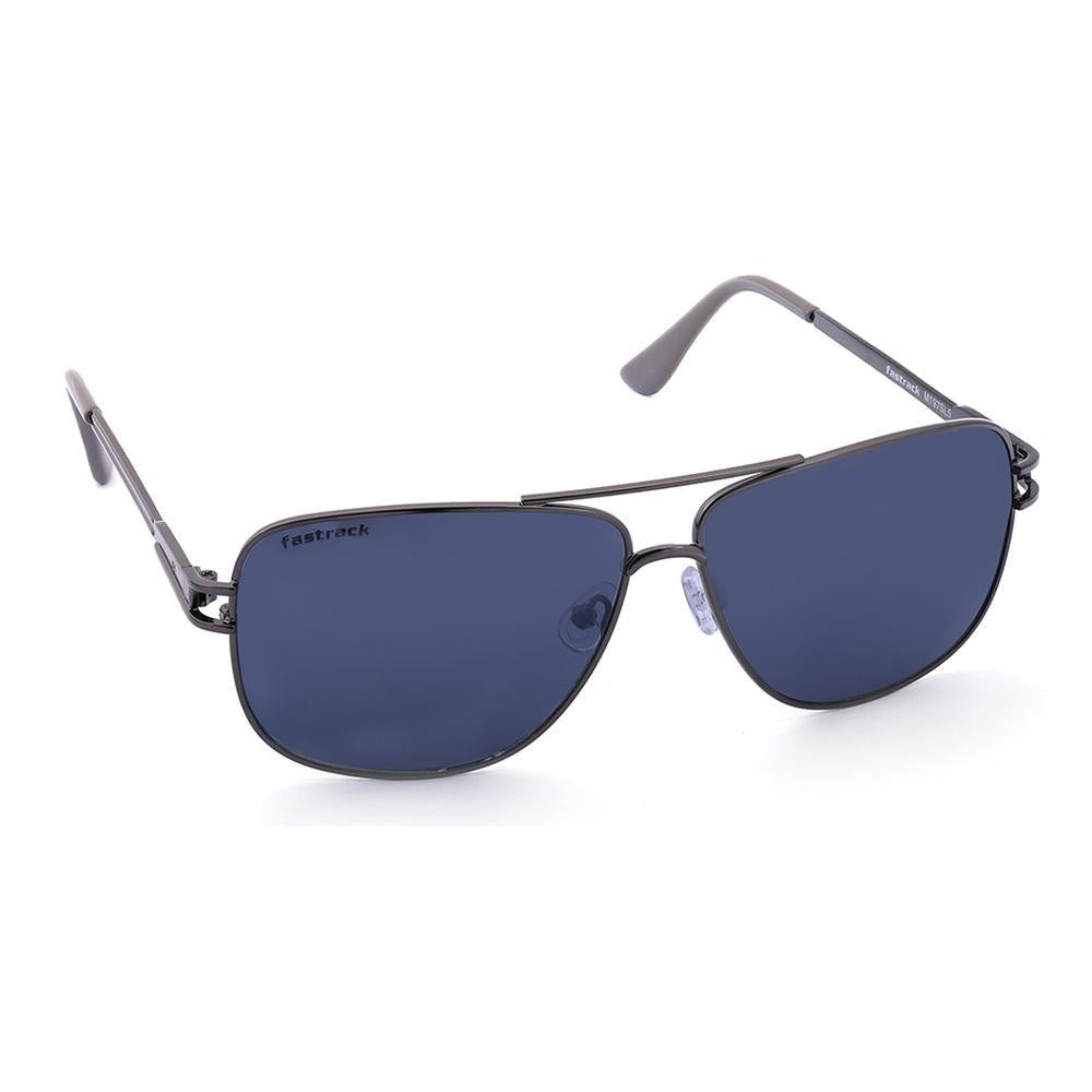 Gun metal Square Men Sunglasses (M197SL5|58)