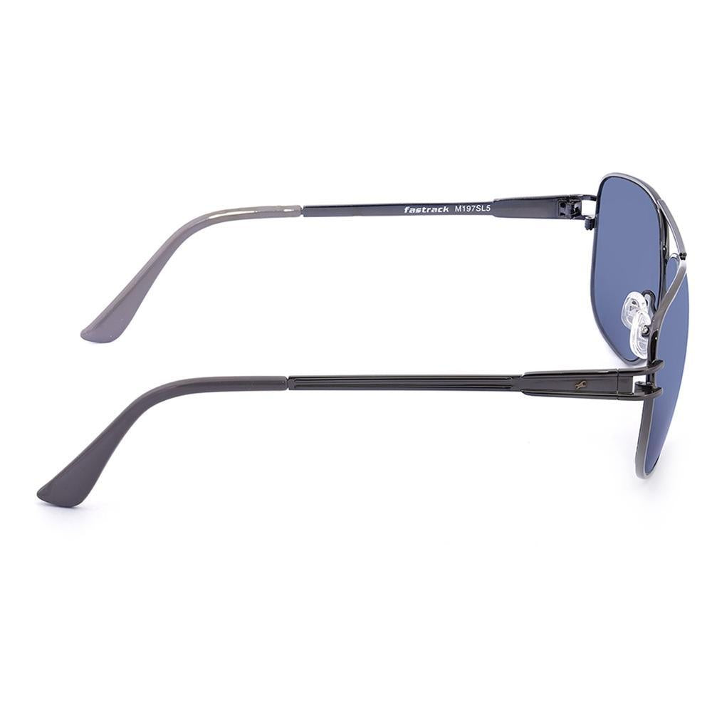 Gun metal Square Men Sunglasses (M197SL5|58)